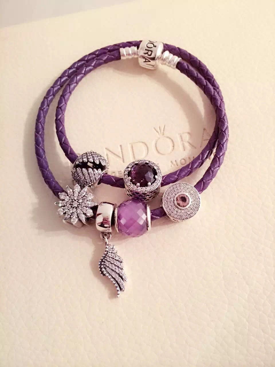 Pandora Leather Bracelet Sale
 OFF $179 Pandora Leather Charm Bracelet Purple Hot