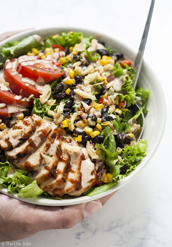 Panera Chicken Salad Recipe
 Copycat Panera Bread BBQ Chicken Salad an easy and