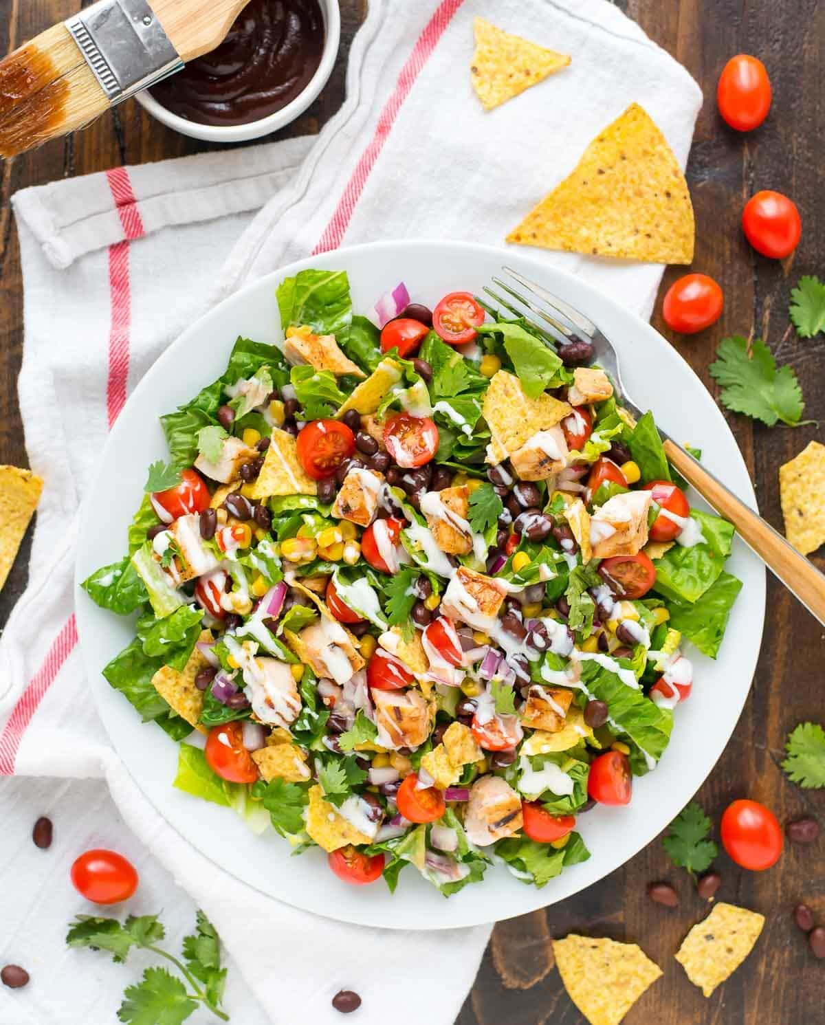 Panera Chicken Salad Recipe
 BBQ Chicken Salad Better Than a Restaurant  WellPlated