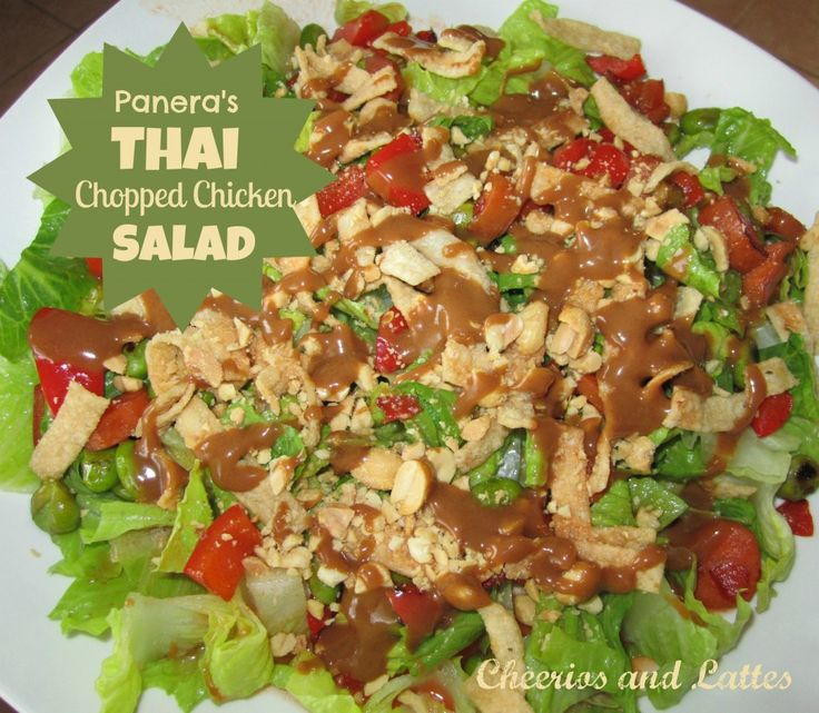 Panera Chicken Salad Recipe
 Panera s Thai Chicken Chopped Salad