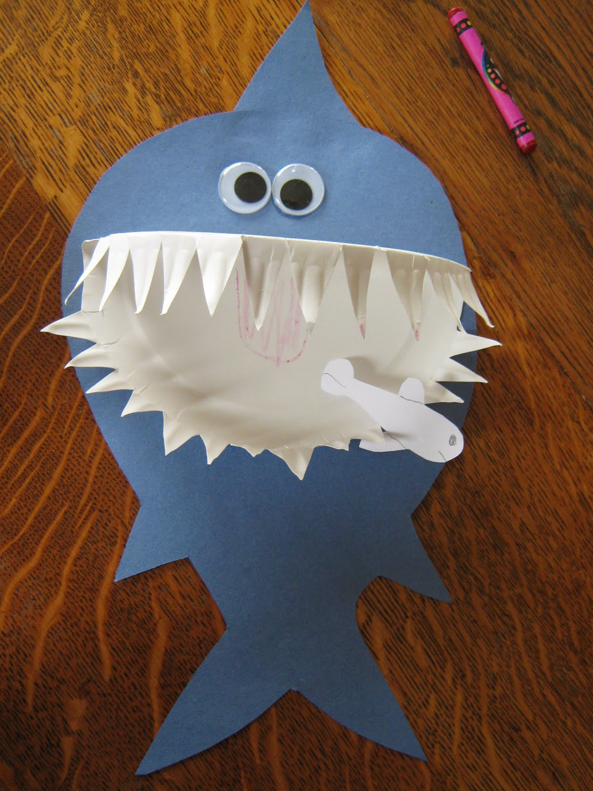 Paper Crafts For Kids
 Almost Unschoolers Paper Plate Shark Craft