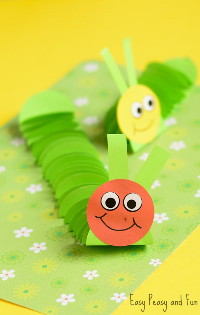 Paper Crafts For Kids
 Paper Caterpillar Craft Paper Circles Crafts Easy