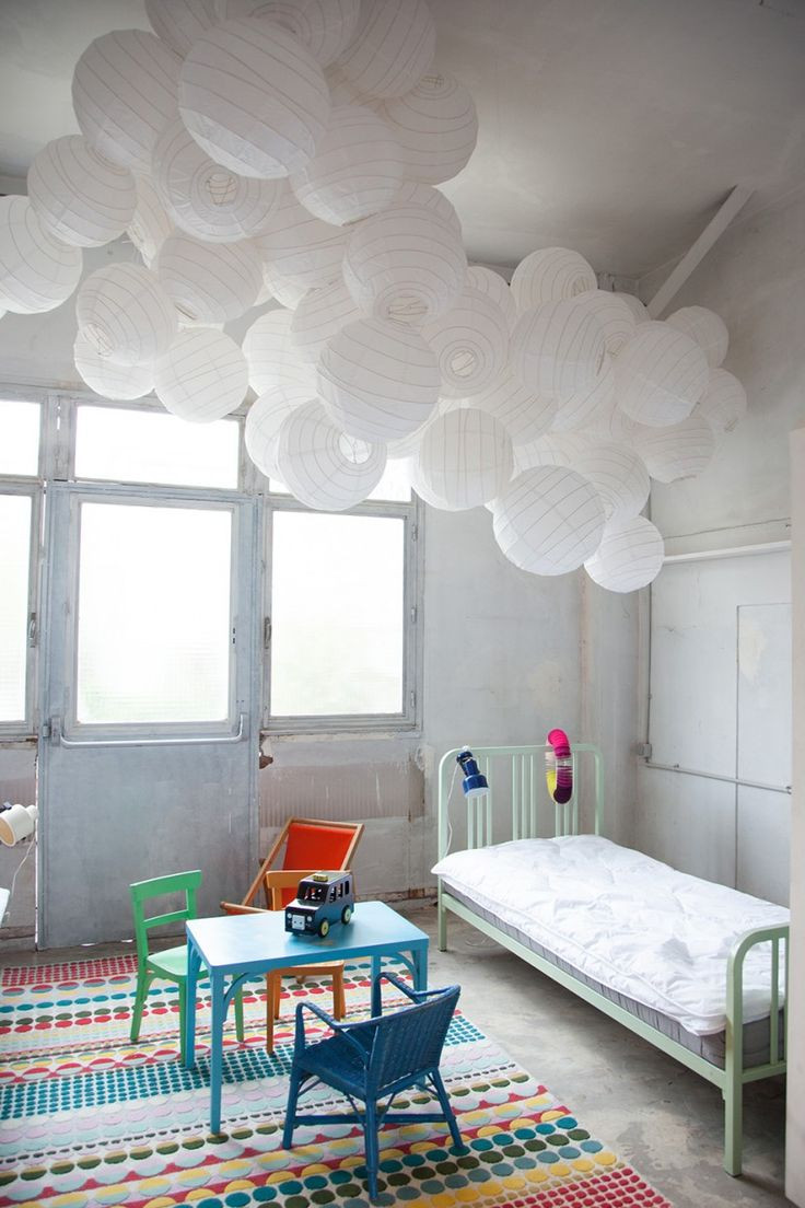 Paper Lantern Lights For Bedroom
 347 best PomPom and Paper Lanterns in baby rooms images on