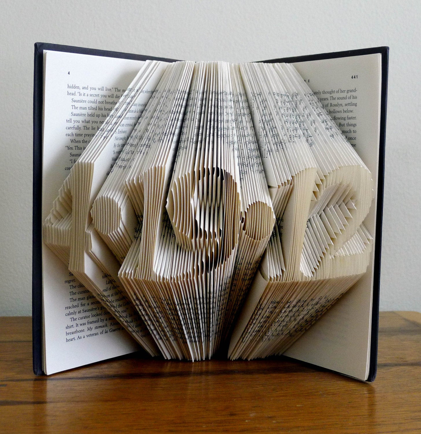 Paper Wedding Anniversary Gift Ideas
 Folded Book Art Paper Anniversary Save the Date First