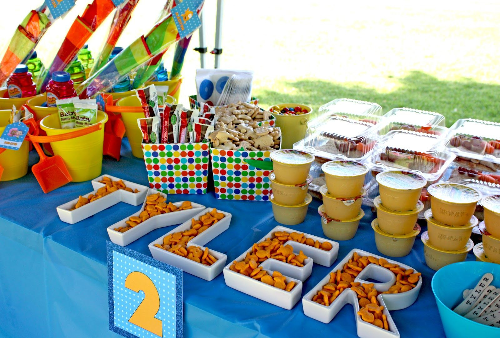 Park Party Food Ideas
 A Very Bubble Guppies Birthday