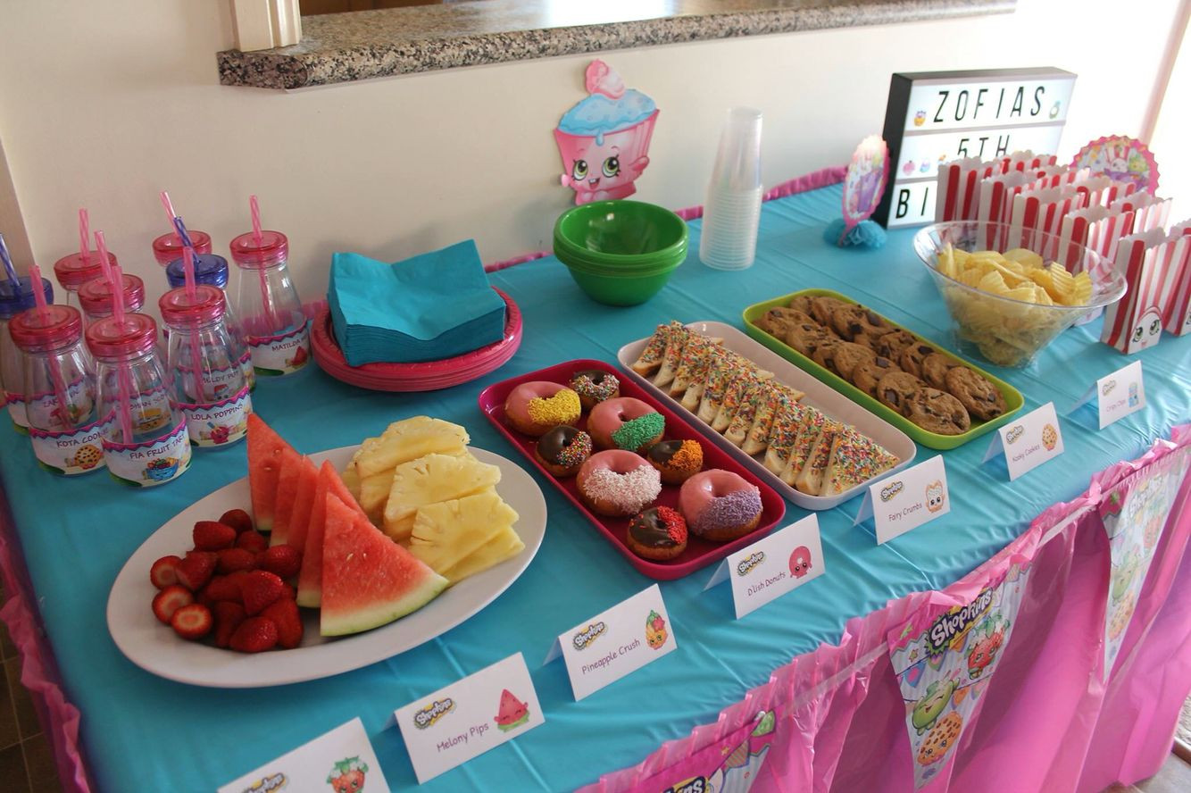 Park Party Food Ideas
 Shopkins themed food ideas