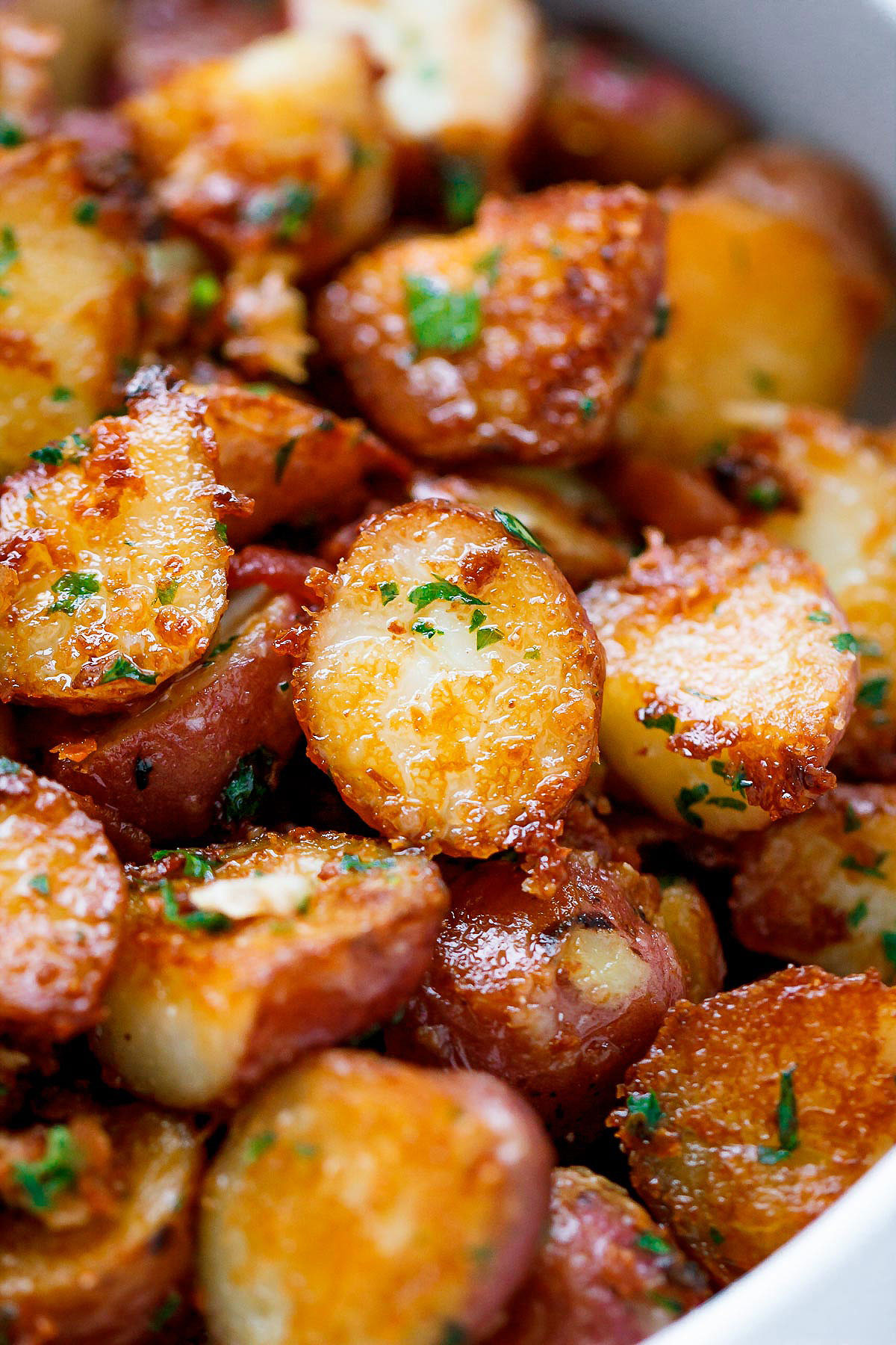 Parmesan Roasted Potatoes
 Roasted Garlic Potatoes with Butter Parmesan – Best