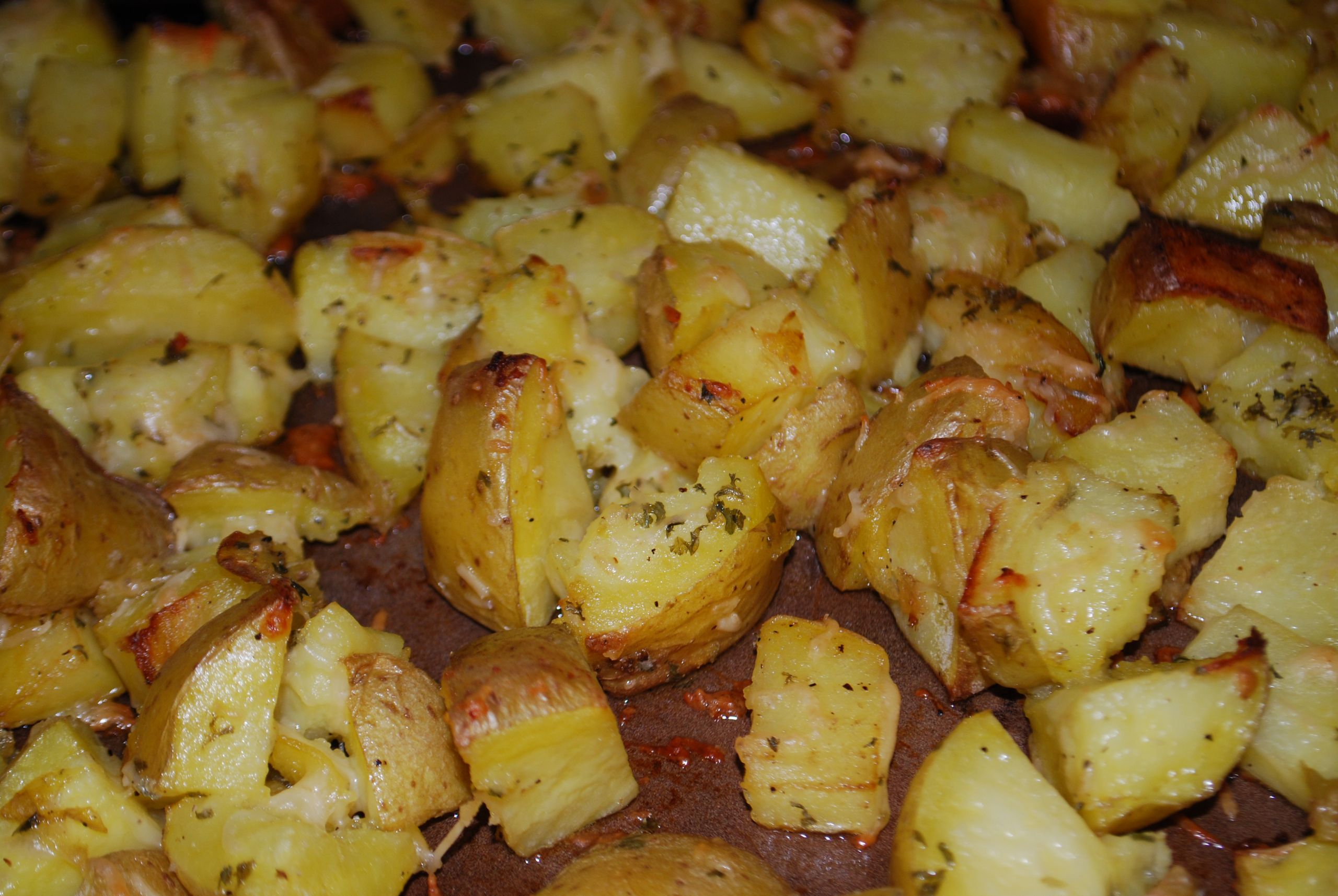 Parmesan Roasted Potatoes
 15 000 Fitbit Steps by 9am Recipe Parmesan Roasted