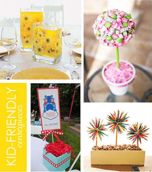 Party Centers For Kids
 Kid Friendly Party Centerpieces