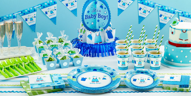 Party City Baby Decorations
 It s a Boy Baby Shower Party Supplies Party City