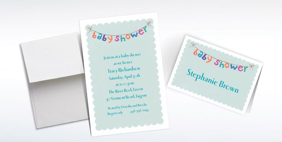 Party City Custom Baby Shower Invitations
 Custom Baby Shower Banner Baby Shower Invitations & Thank