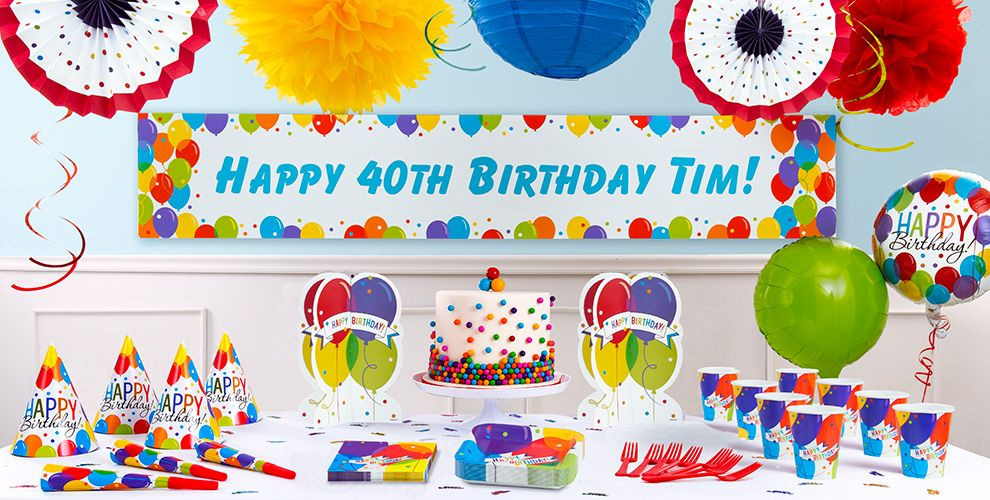 Party City Invitations Birthday
 Balloon Bash Birthday Party Supplies