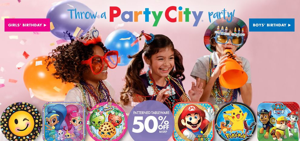 Party City Kids Birthday
 Birthday Party Supplies for Kids & Adults Birthday Party