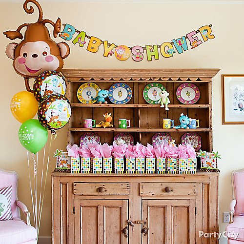 party city safari theme baby shower