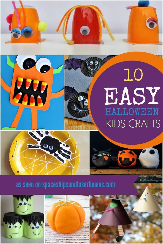 Party Craft For Kids
 10 Easy Halloween Party Crafts for Kids Spaceships and