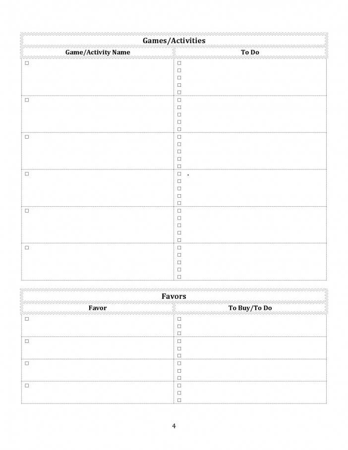 Party Plan For Kids
 Kids Party Planning List FREE Printables