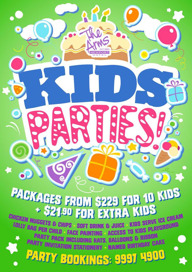 Party Planning For Kids
 party planningf flyer for kids