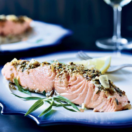 Passover Salmon Recipe
 Slow Roasted Salmon with Tarragon and Citrus