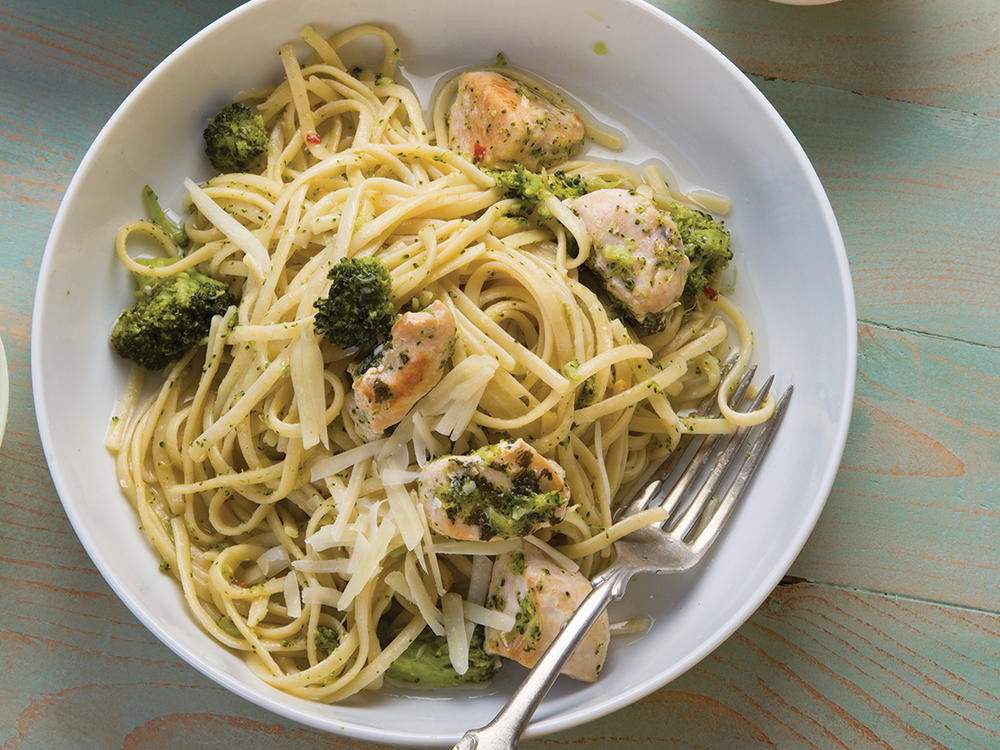 Pasta And Broccoli
 Stupid Easy Chicken and Broccoli Pasta