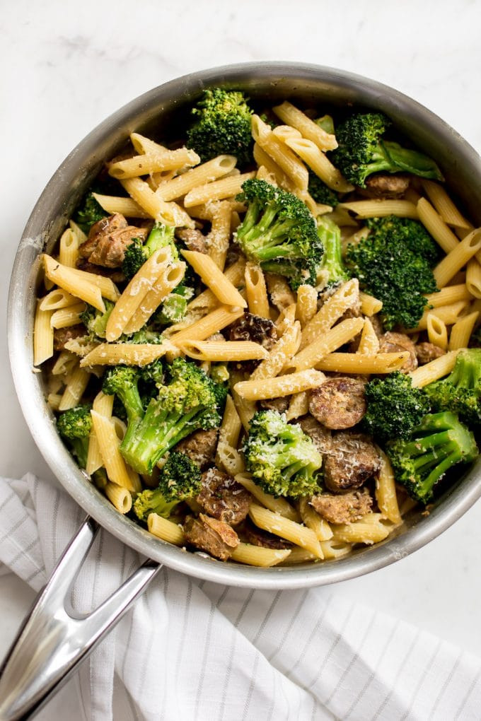 Pasta And Broccoli
 Simple Sausage and Broccoli Pasta • Salt & Lavender