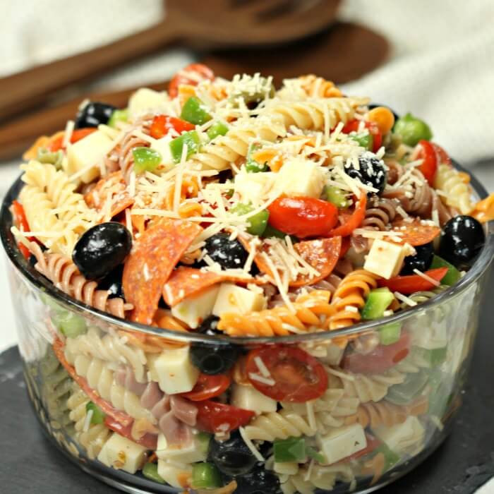 Pasta Salad With Italian Dressing
 Italian pasta salad recipe Easy Italian pasta salad