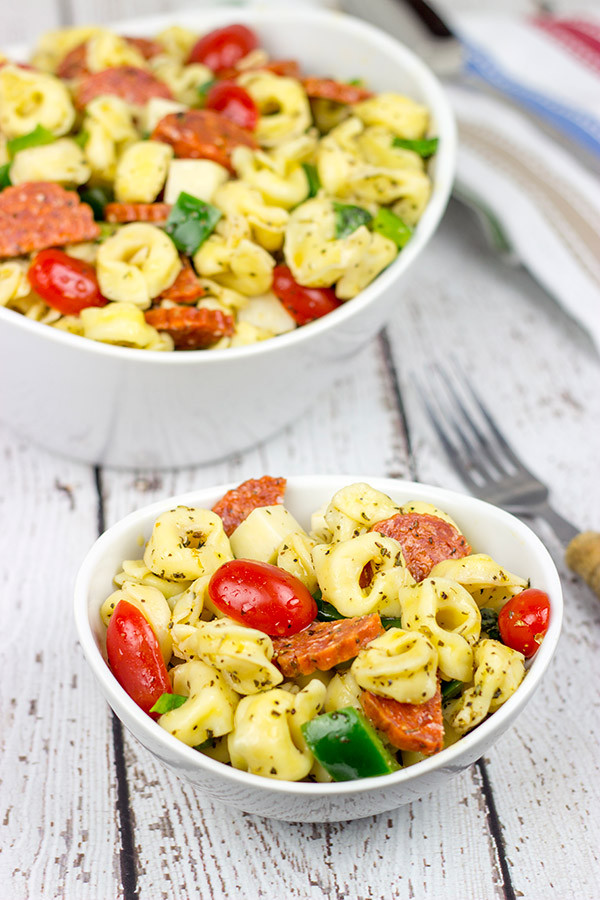 Pasta Salad With Pepperoni
 Pepperoni Pasta Salad