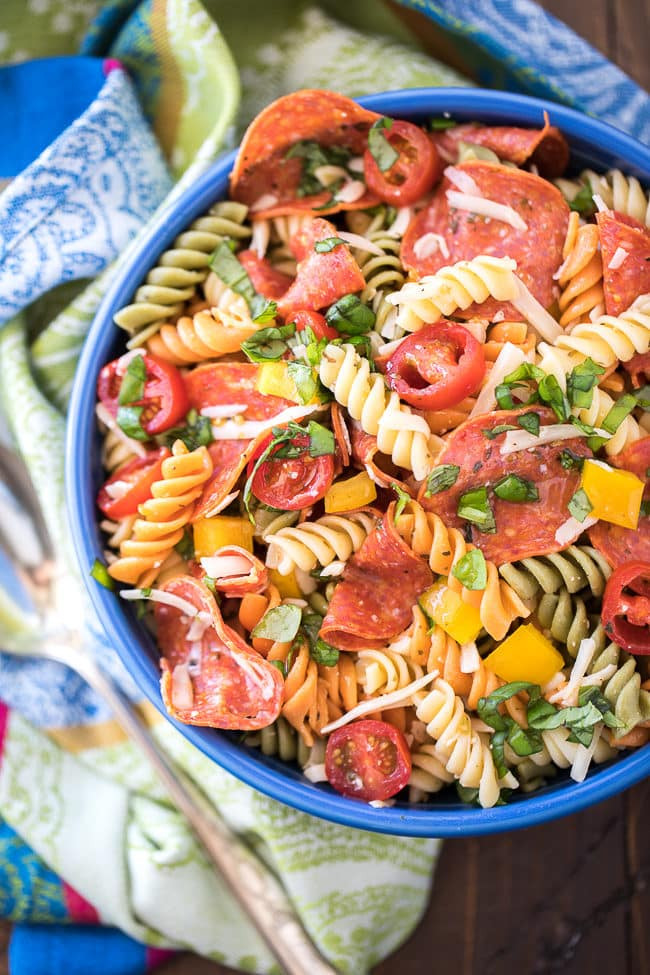 Pasta Salad With Pepperoni
 Pepperoni Pasta Salad Recipe