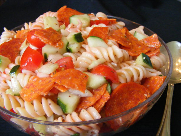 Pasta Salad With Pepperoni
 Pepperoni Pasta Salad Recipe Food