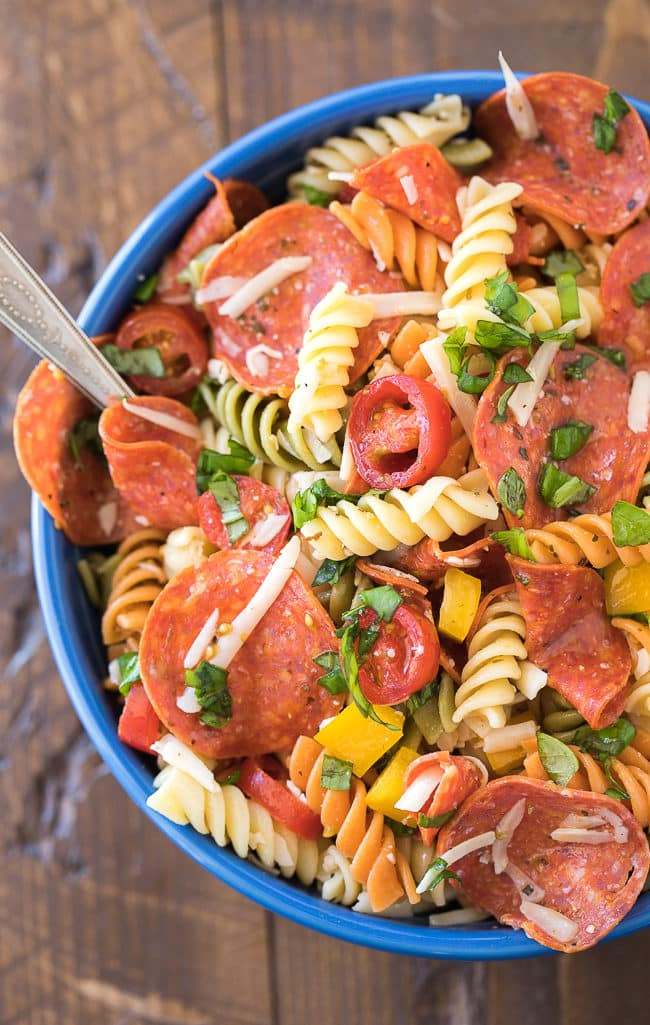 Pasta Salad With Pepperoni
 Pepperoni Pasta Salad Recipe