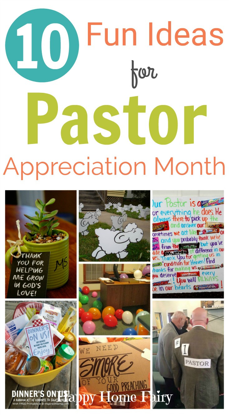 Pastor Anniversary Gift Ideas
 10 Fun Ideas for Pastor Appreciation Month Happy Home Fairy