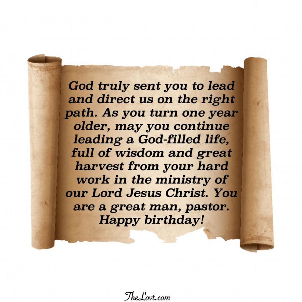 Pastor Birthday Wishes
 Best Birthday Wishes For Pastor The Blessed Guide TheLovt