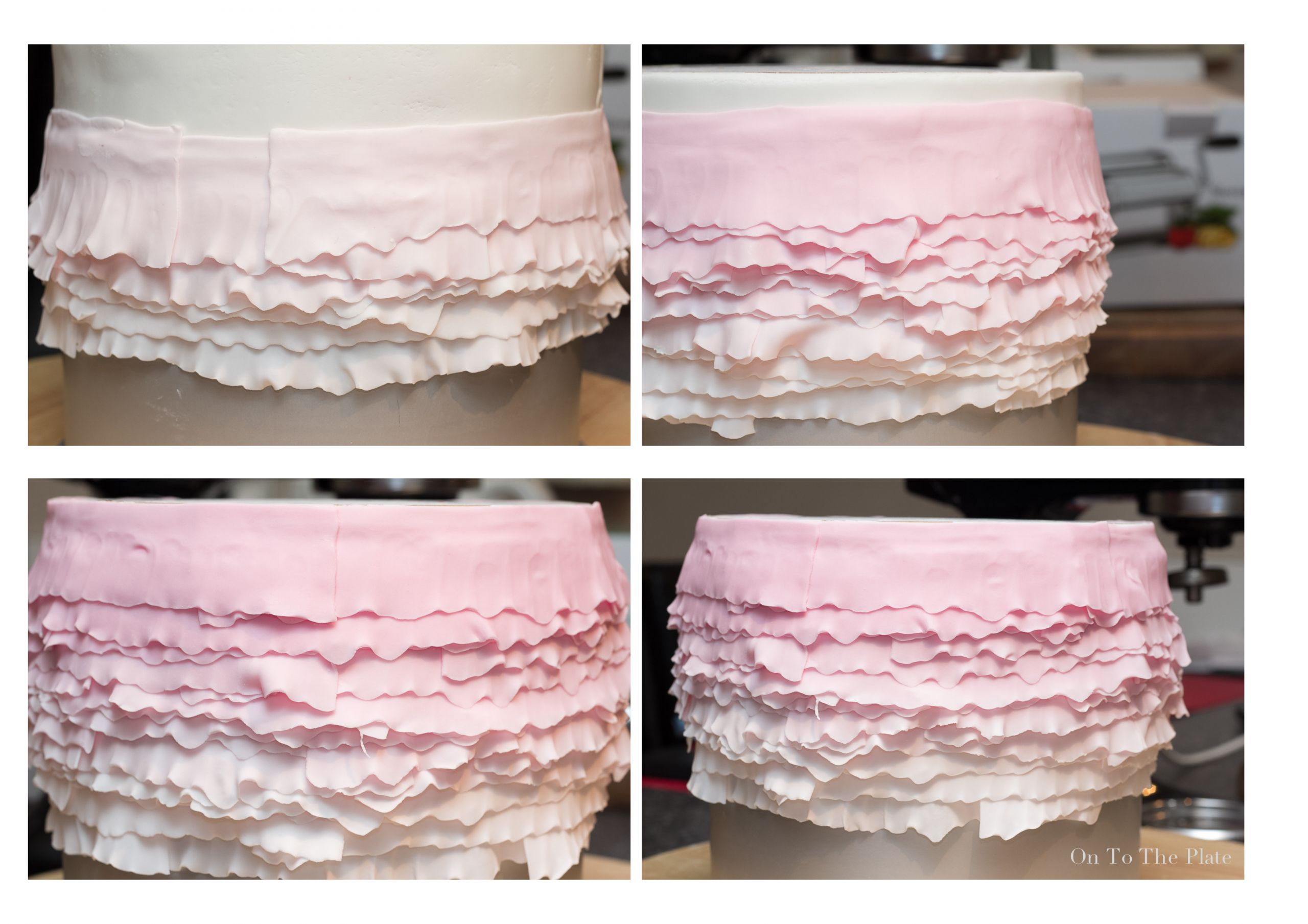 Pathmark Birthday Cakes
 The breakdown of making a Fondant Frilled cake Mum’s