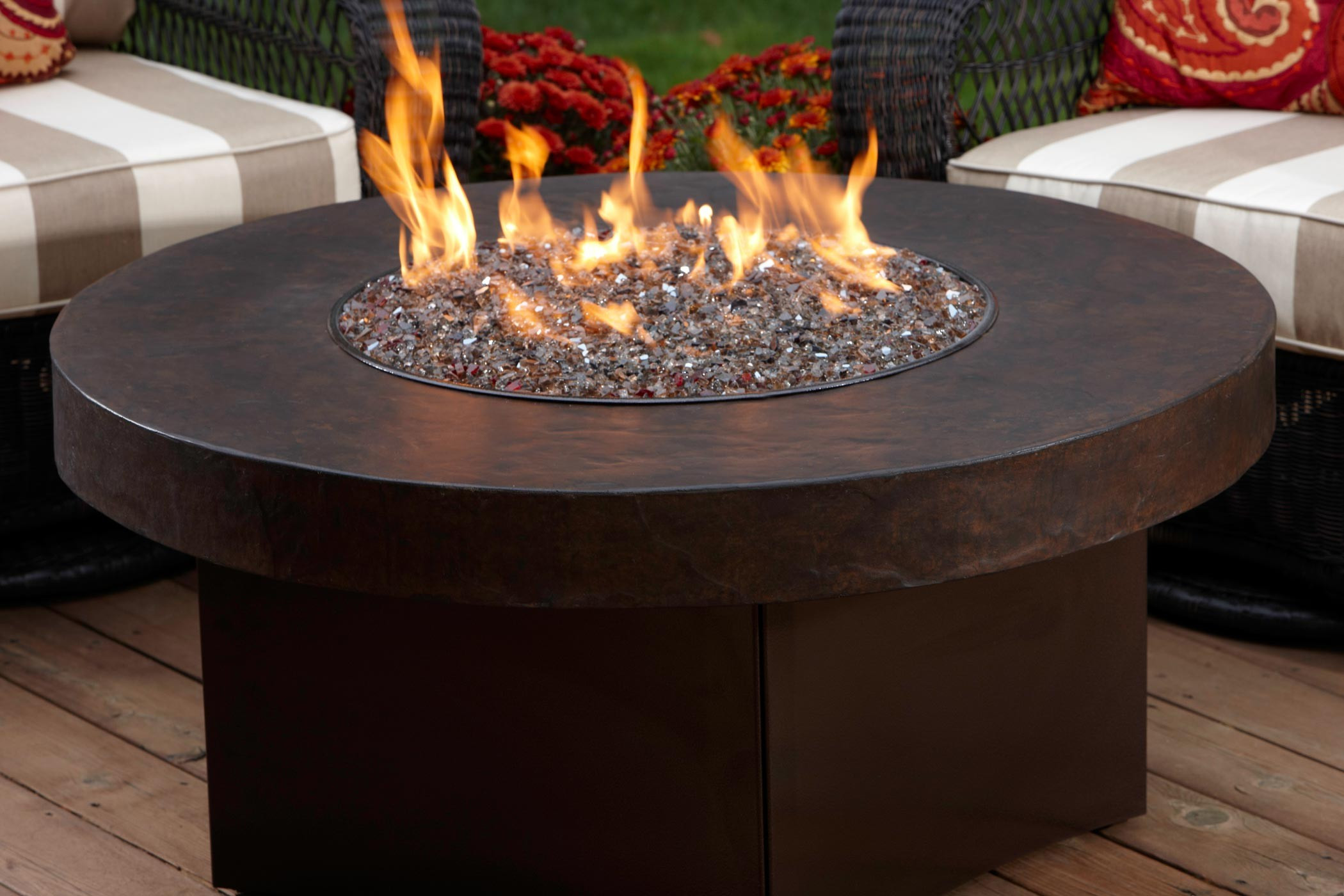 Patio Table With Fire Pit
 Fire Table Kit Ideas for Outdoor Patio