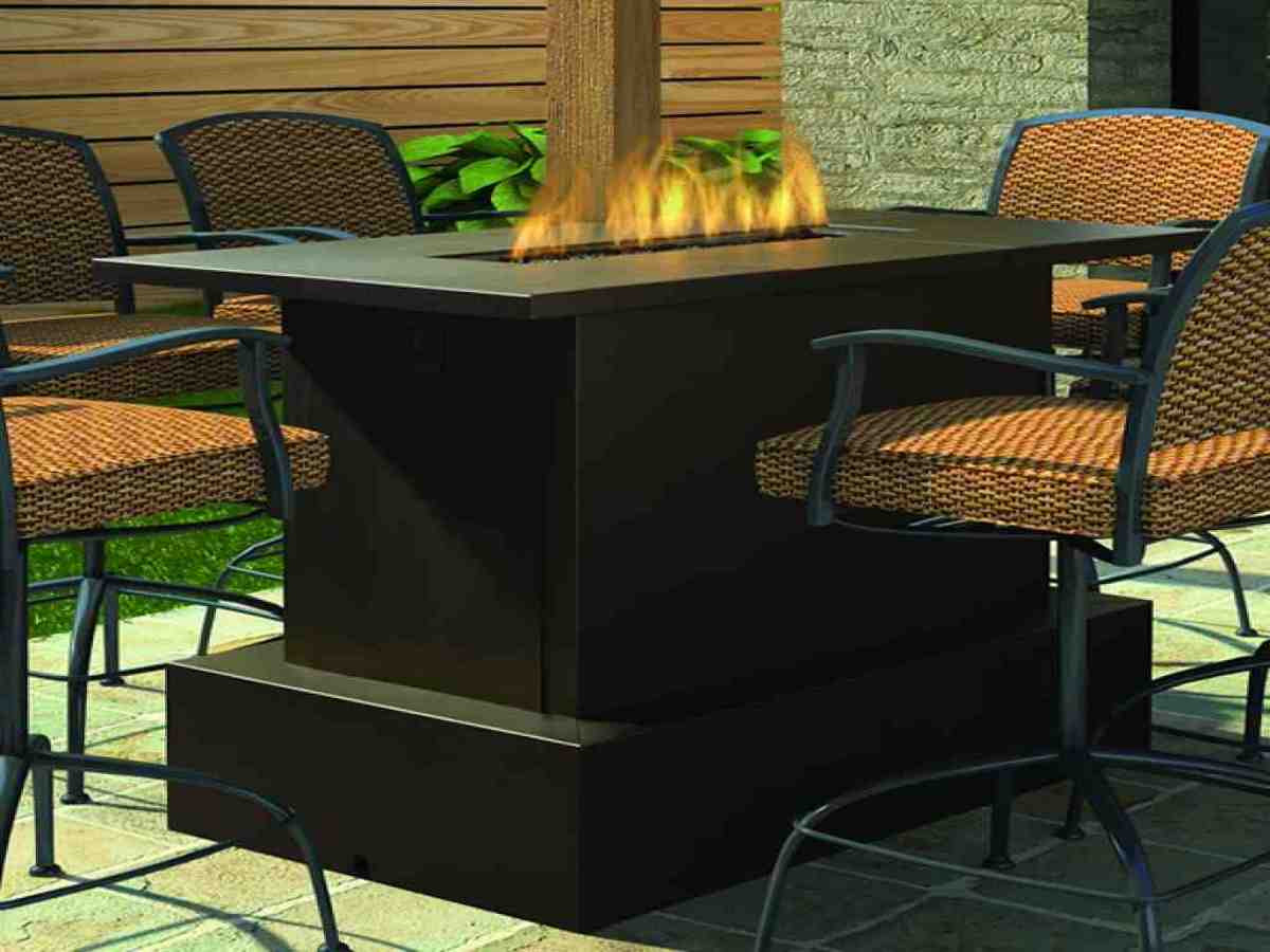 Patio Table With Fire Pit
 Fire Pit Tables Woodlanddirect Outdoor Fireplaces Patio