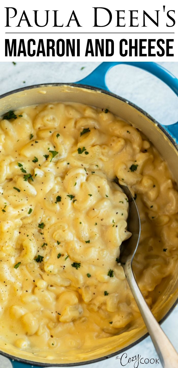 Paula Deen Macaroni And Cheese Recipe Baked
 This EXTRA creamy Mac and Cheese Recipe from Paula Deen