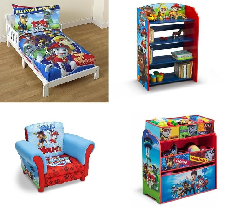 Paw Patrol Kids Room
 Kids love themed bedroom sets — and this Paw Patrol Room