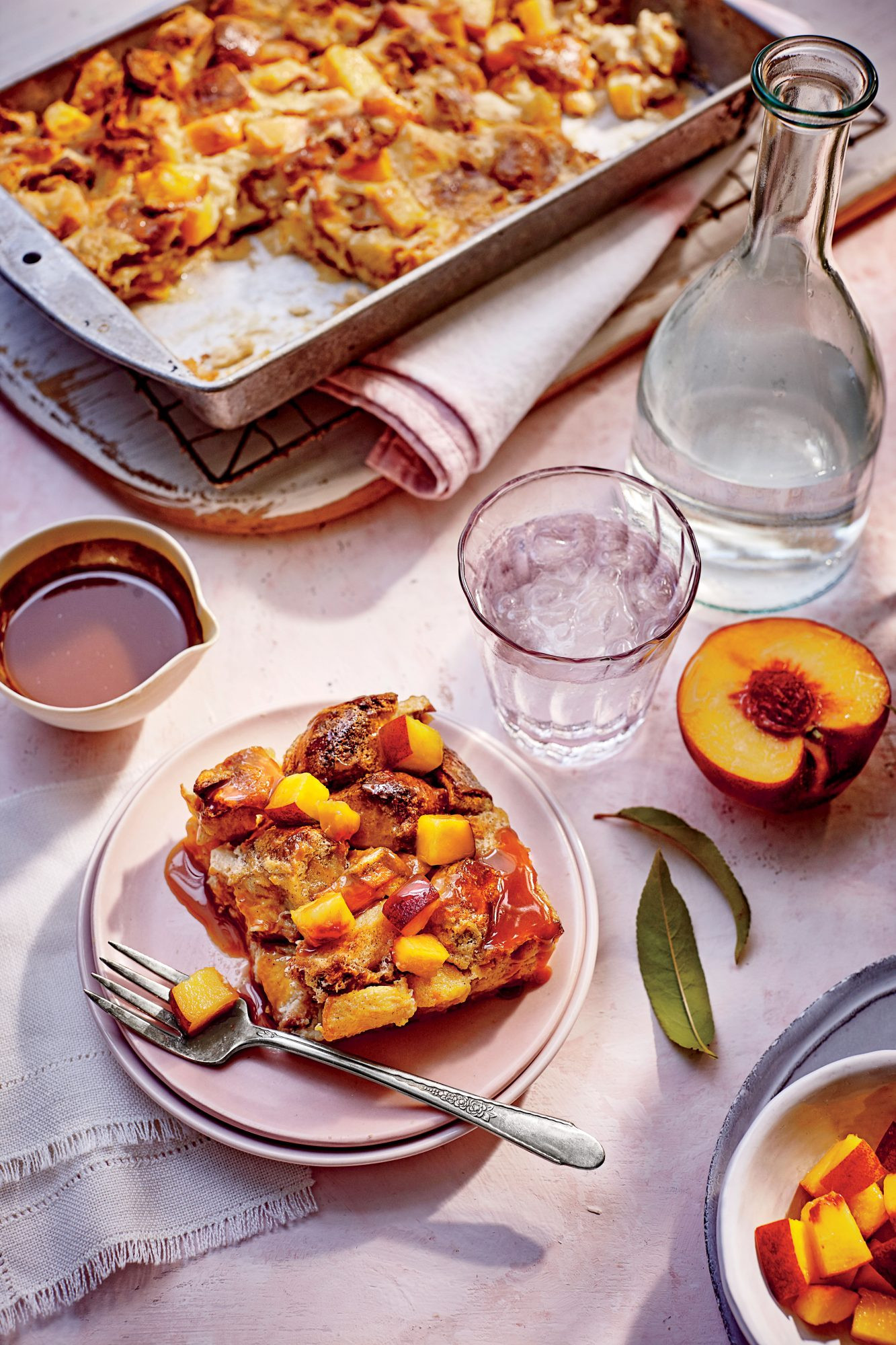 Peach Bread Recipe Southern Living
 Peach Bread Pudding with Bourbon Caramel Recipe Southern