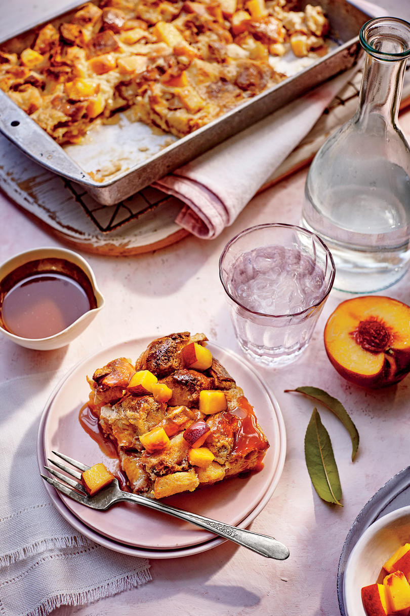 Peach Bread Recipe Southern Living
 Peach Bread Pudding with Bourbon Caramel Recipe Southern