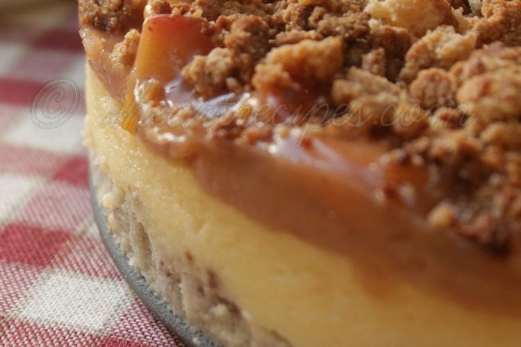 Peach Cobbler Cheesecake
 peach cobbler