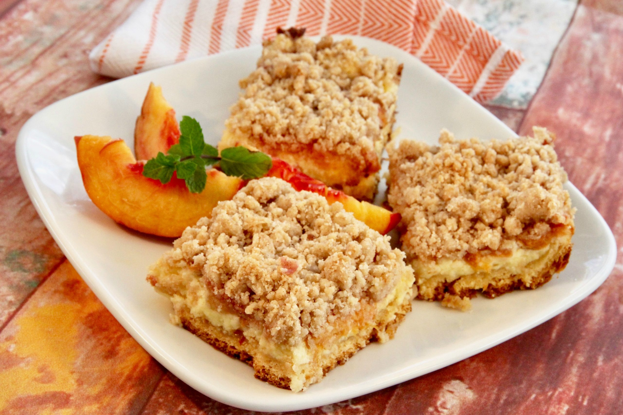 Peach Cobbler Cheesecake
 Peach Cobbler Cheesecake Bars – Daily Recipes