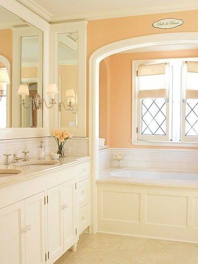 Peach Tile Bathroom
 Peach Bathroom Bathroom Paint Colors 11 Ideas Bob Vila