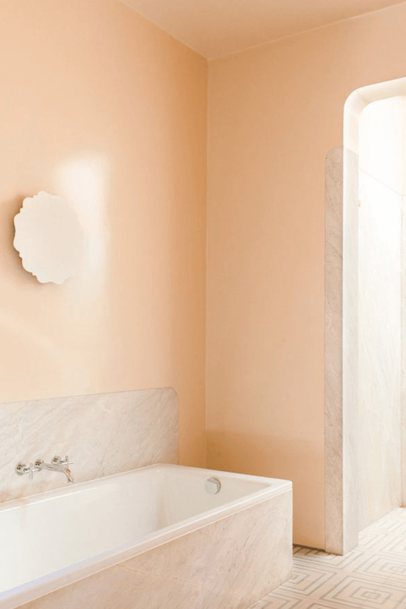 Peach Tile Bathroom
 Brighten Up Any Room With A Flattering Peach Paint Color