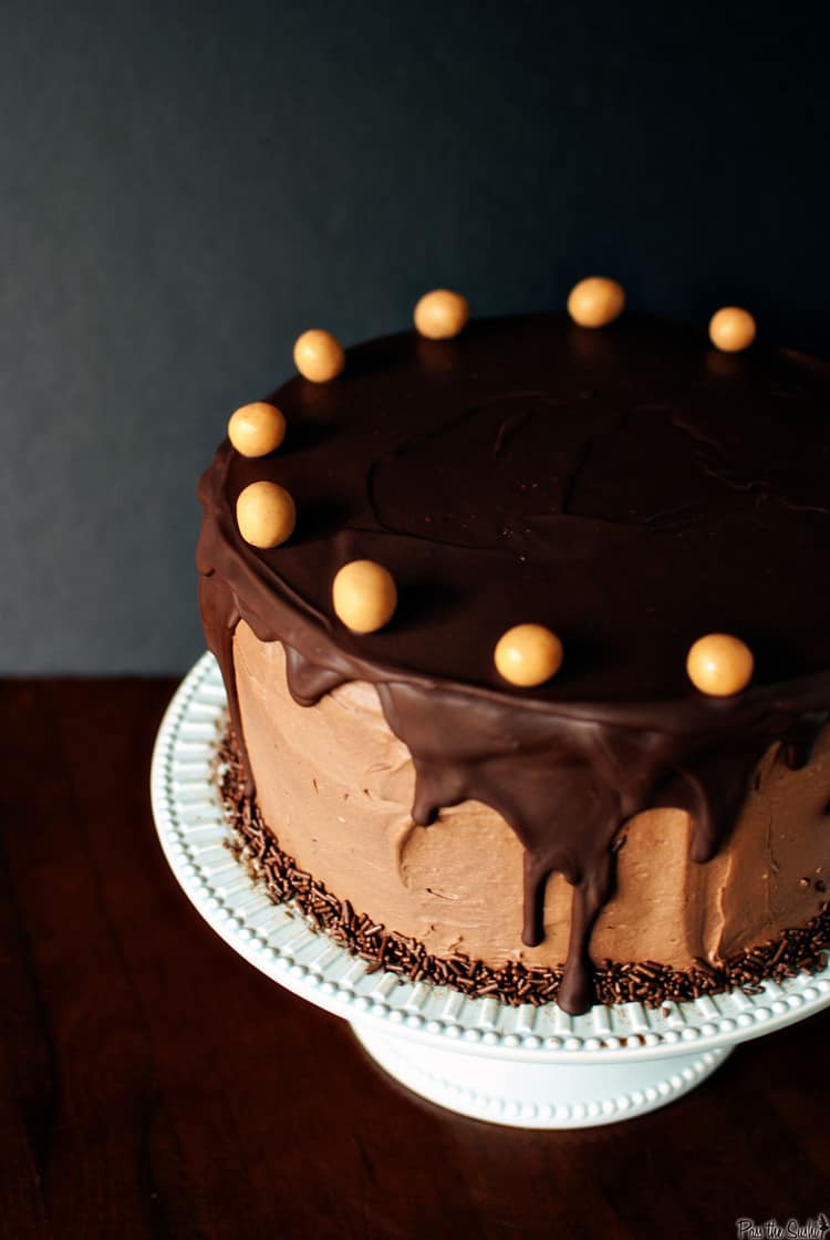 Peanut Butter Birthday Cake
 Chocolate Peanut Butter Birthday Cake Pass The Sushi