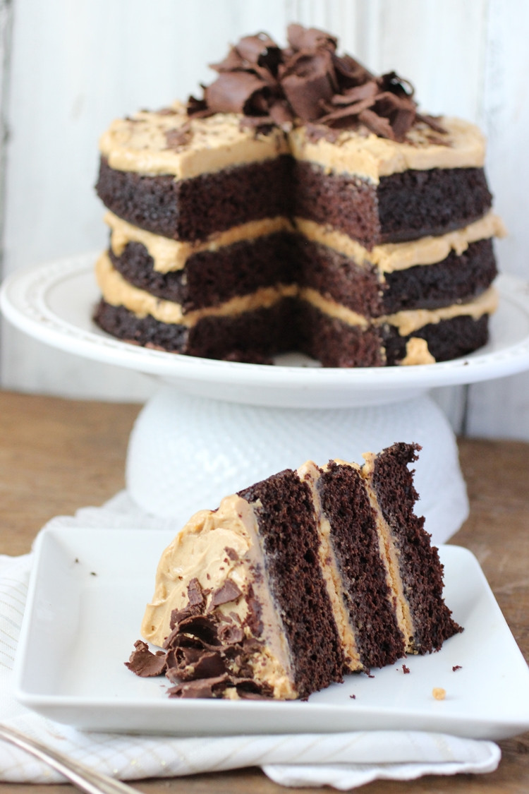 Peanut Butter Birthday Cake
 Chocolate Peanut Butter Cake Dora s Daily Dish