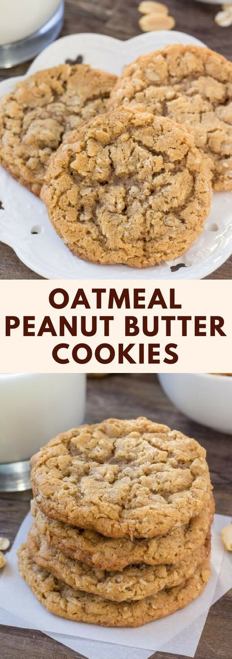 Peanut Butter Oatmeal Cookies No Shortening
 Peanut Butter Oatmeal Cookies Recipe