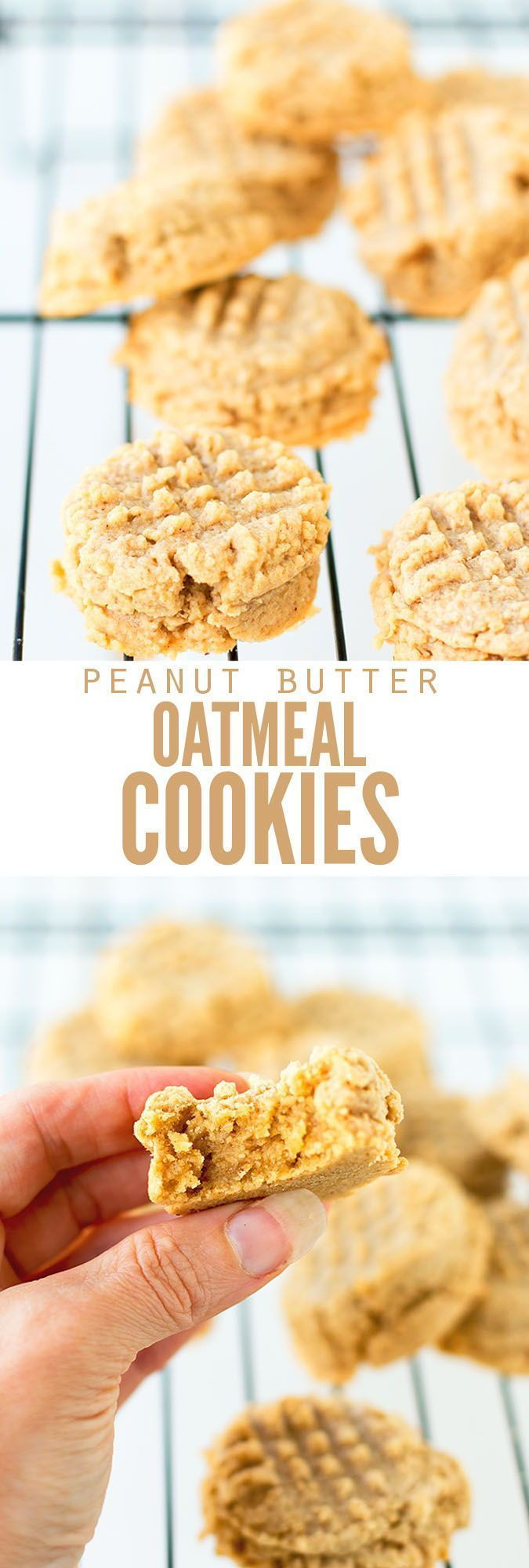 Peanut Butter Oatmeal Cookies No Shortening
 Peanut Butter Oatmeal Cookies Recipe