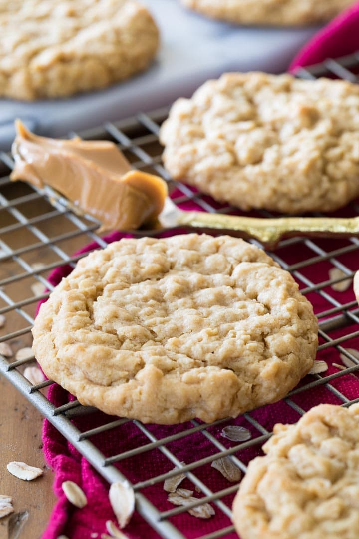 Peanut Butter Oatmeal Cookies No Shortening
 Peanut Butter Oatmeal Cookies with Video Sugar Spun Run