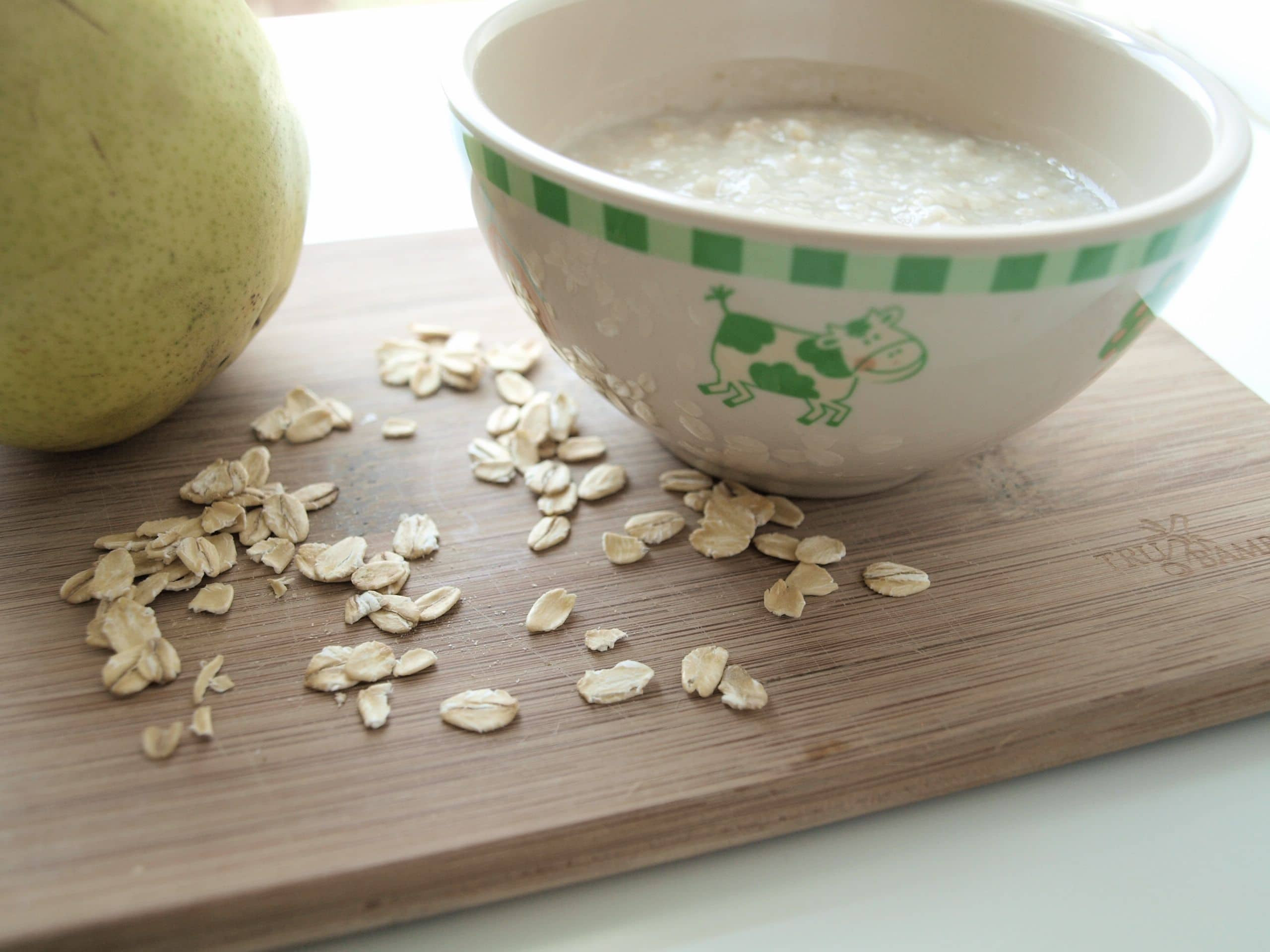 Pear Baby Food Recipe
 Homemade baby food recipe creamy oatmeal with pears