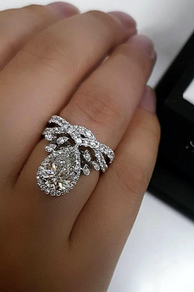 Pear Shaped Wedding Rings
 21 Stunning Pear Shaped Engagement Rings