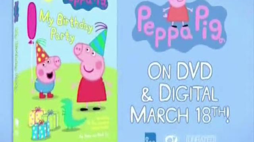 Peppa Pig My Birthday Party
 Peppa Pig My Birthday Party DVD TV Spot iSpot